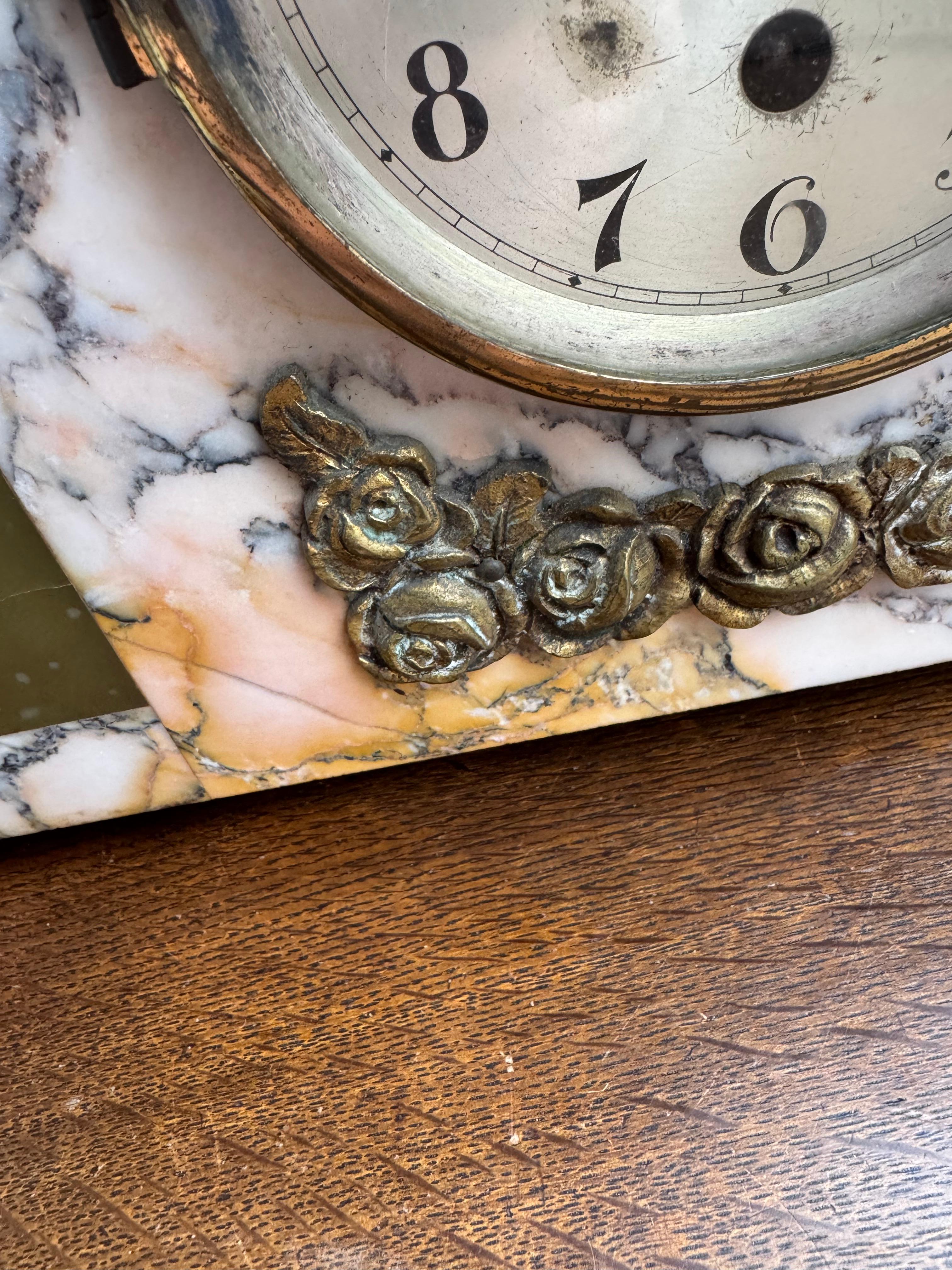Late 19th Century Antique Victorian  3-Piece Mantle Clock Set    HALF OFF SALE   need to go  W1944 For Sale