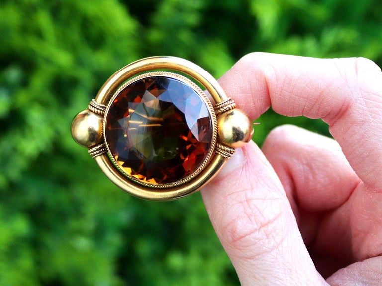 Victorian 14K Gold and Faceted Black Onyx Plaque Bangle, Hinged