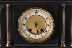 Antique Victorian 8 Day Marble Mantel Clock