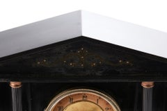 Antique Victorian 8 Day Marble Mantle Clock