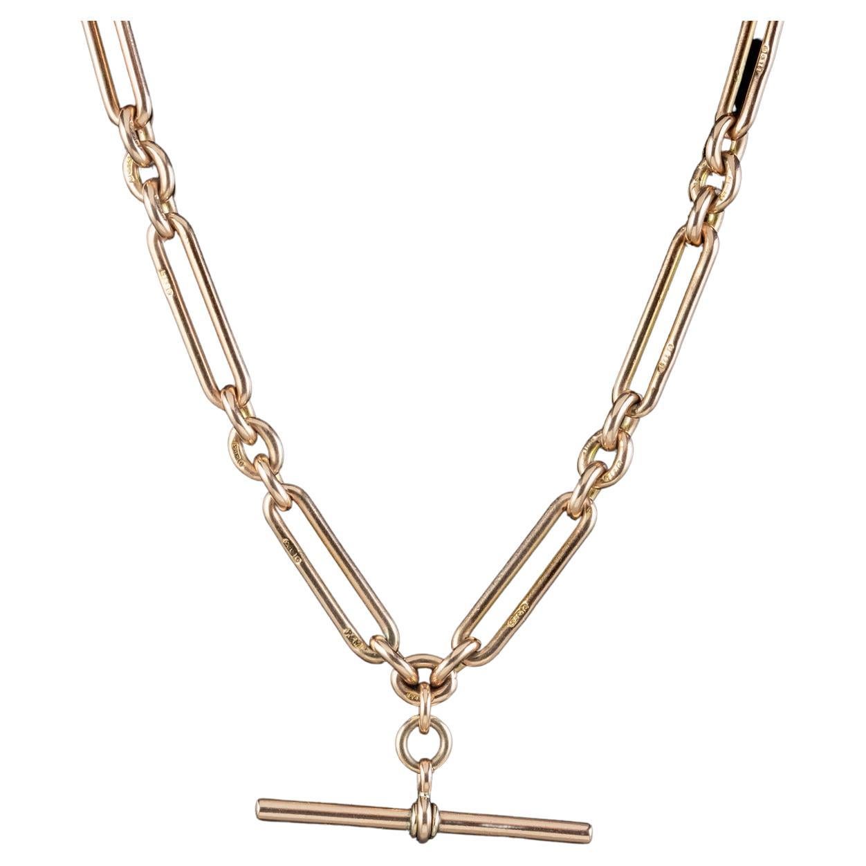 Antique Victorian 9ct Gold Albert Chain For Sale at 1stDibs antique