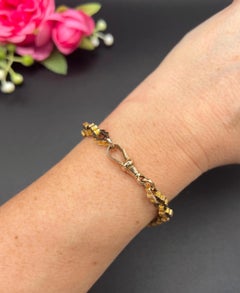 Bracciale antico vittoriano in oro 9ct, CIRCA 1880