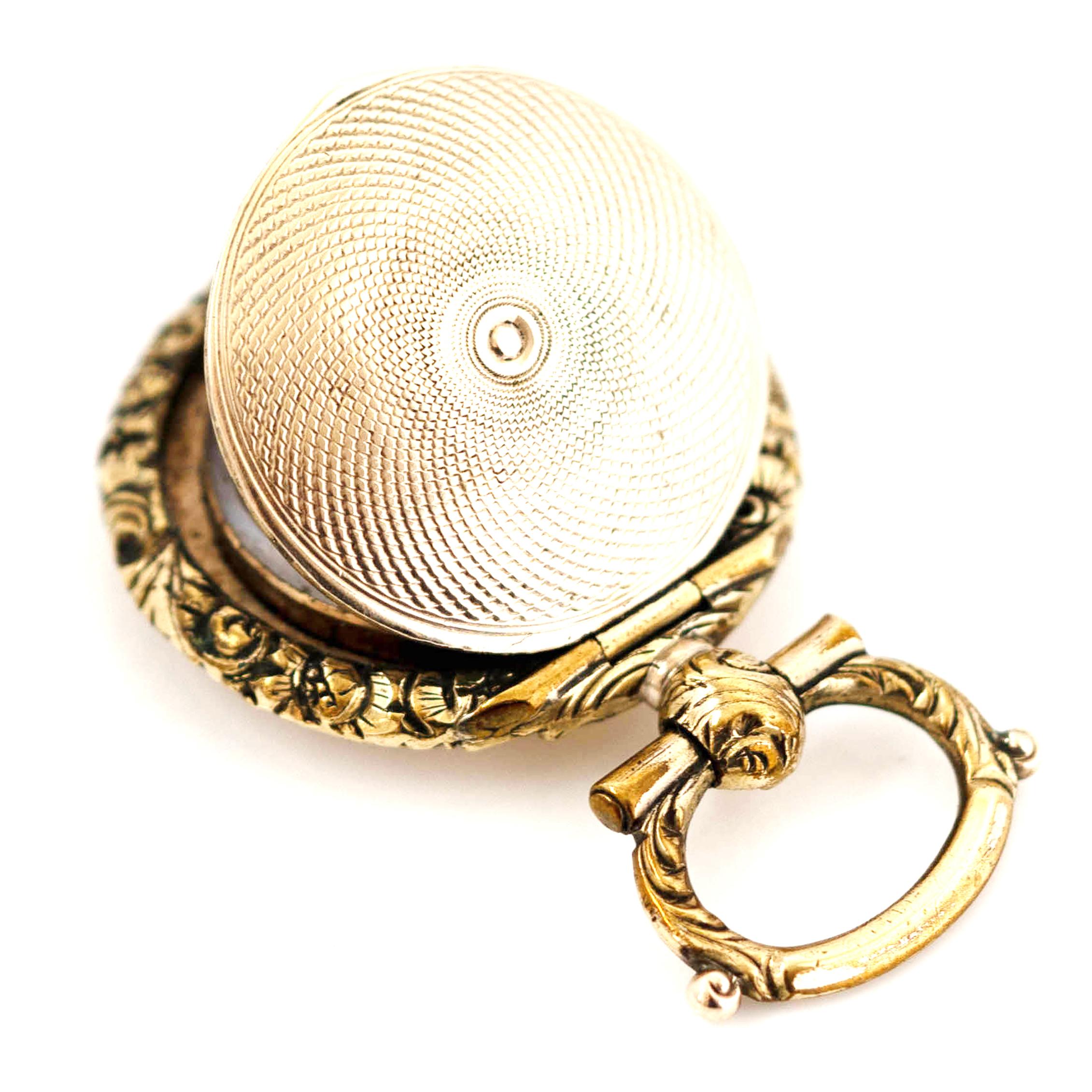 Women's Antique Victorian 9ct Gold Mourning Locket 
