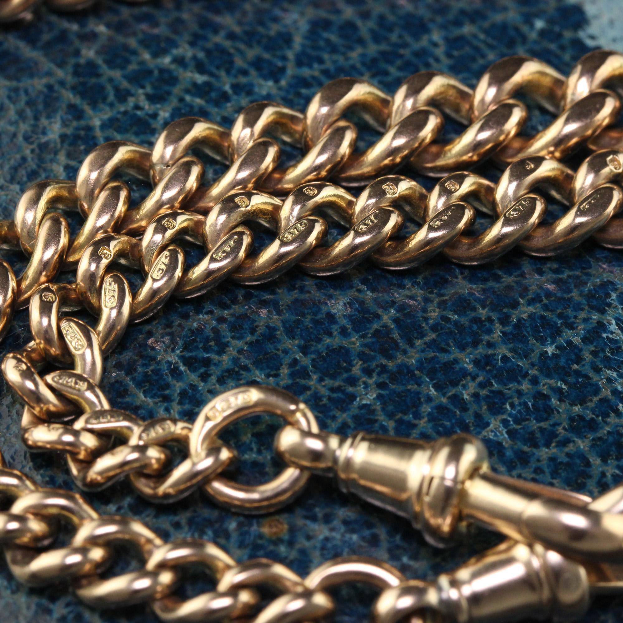 Antique Victorian 9K Yellow Gold Graduated Chain T Bar Necklace 1