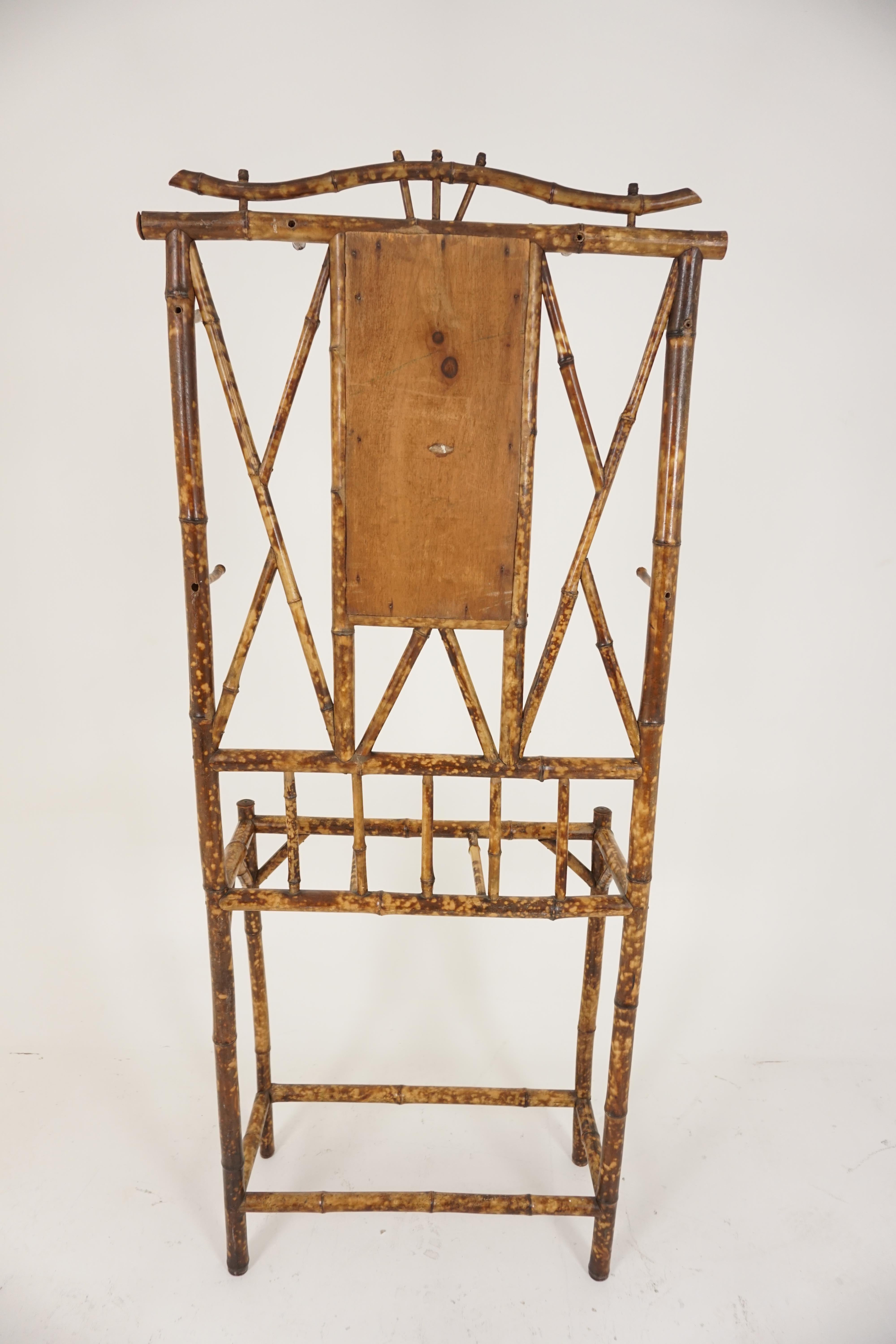 Antique Victorian Aesthetic Bamboo Hall Stand, Scotland 1880, B2061 4