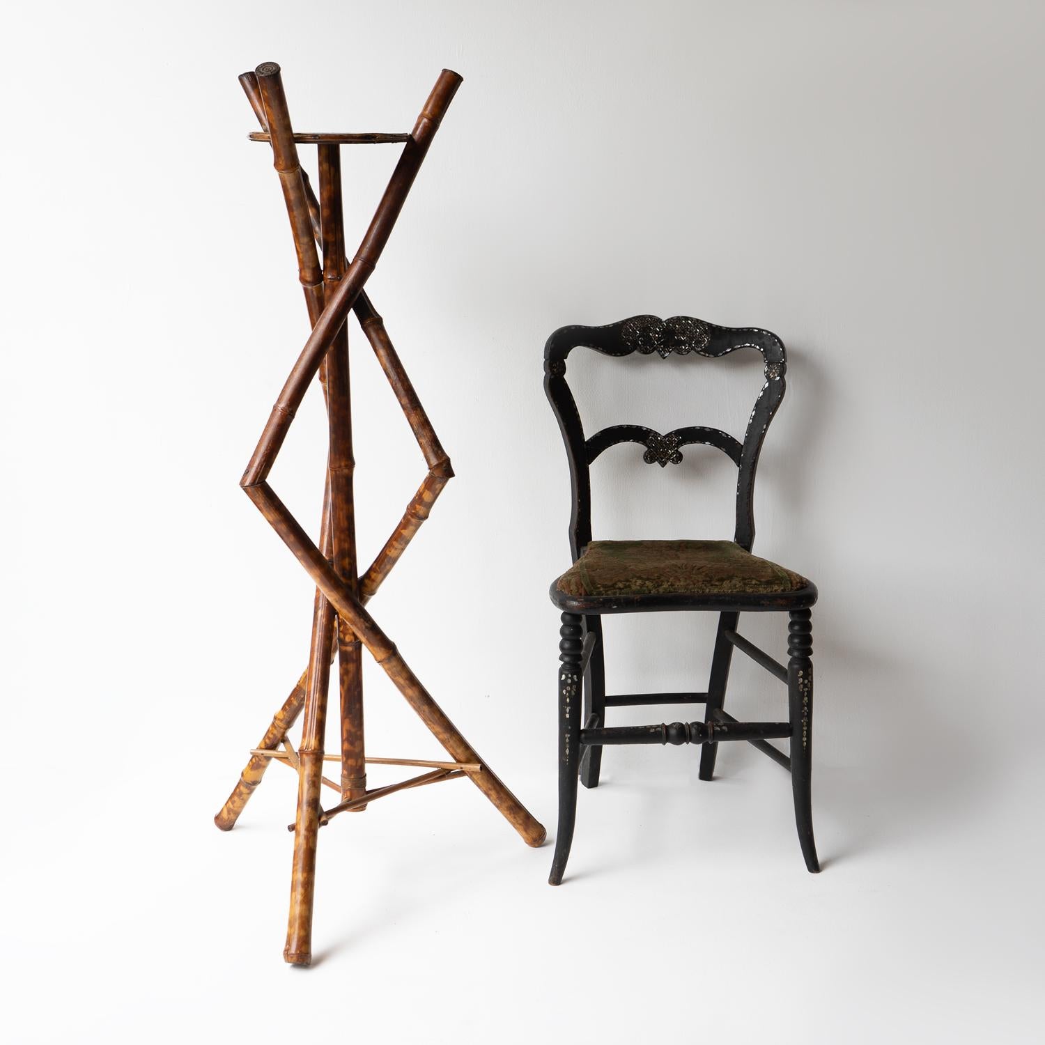 Antique Victorian Aesthetic Movement Bamboo Jardiniere Plant Stand, 19th Century For Sale 6