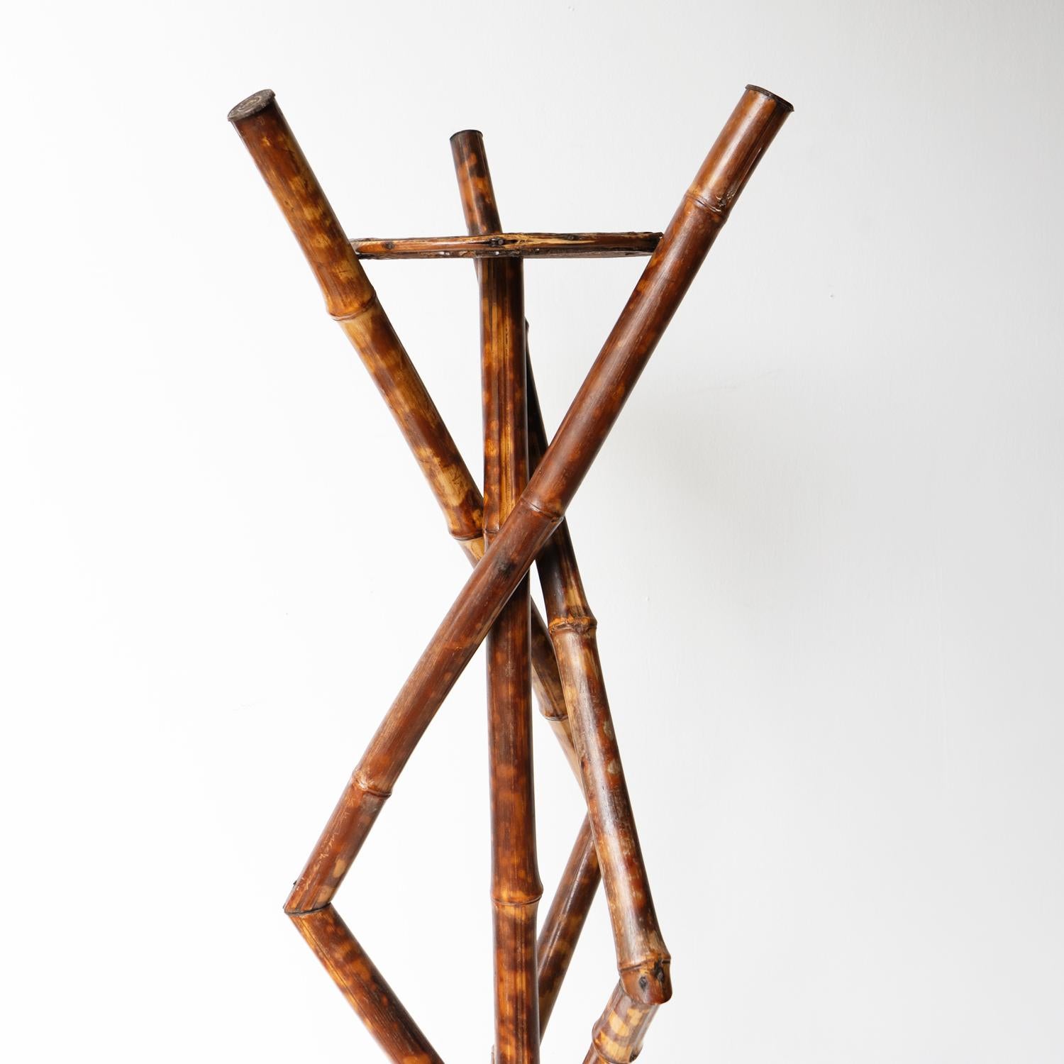 Antique Victorian Aesthetic Movement Bamboo Jardiniere Plant Stand, 19th Century For Sale 1