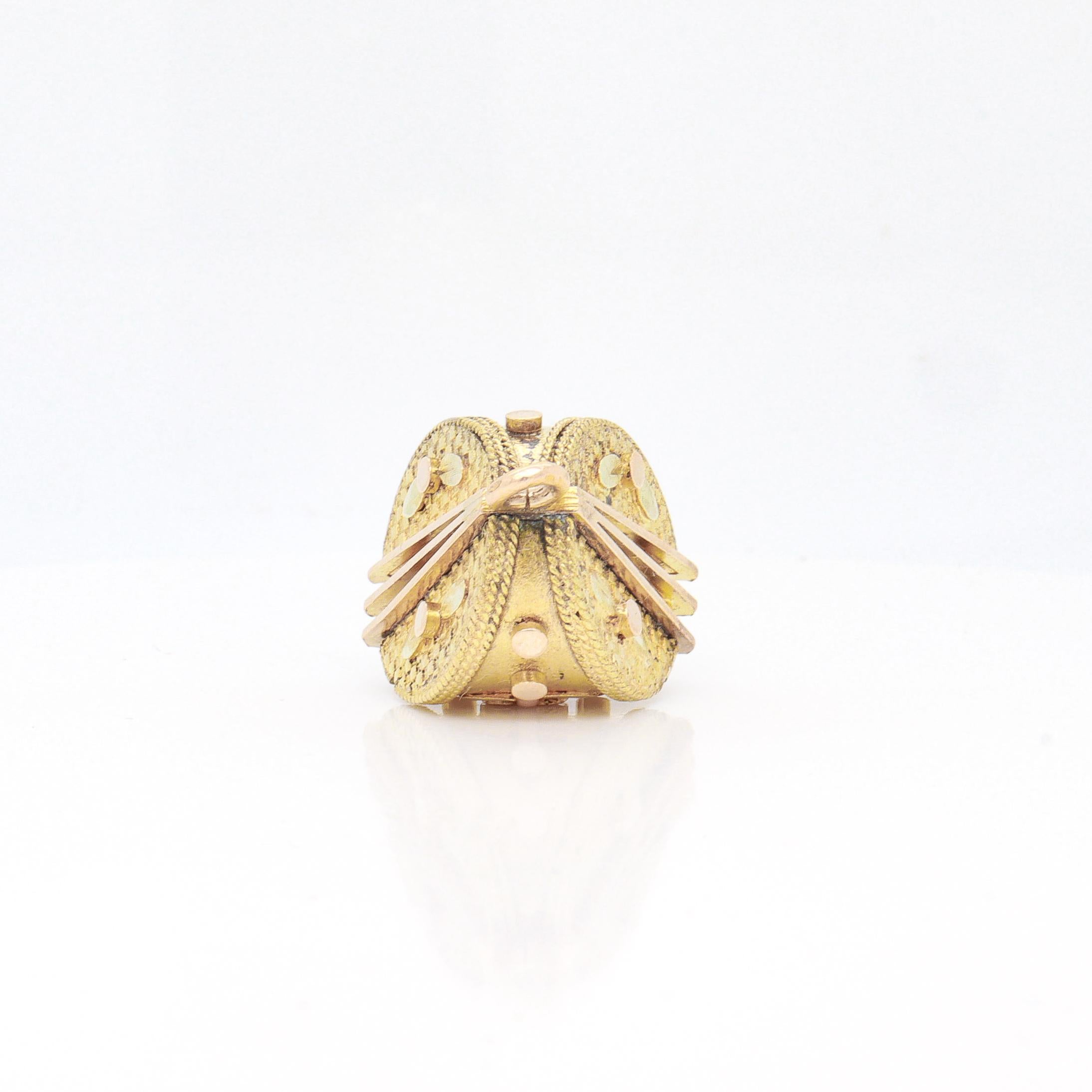 Antique Victorian/Aesthetic Movement Gold-Filled Architectural Watch Fob / Charm For Sale 7
