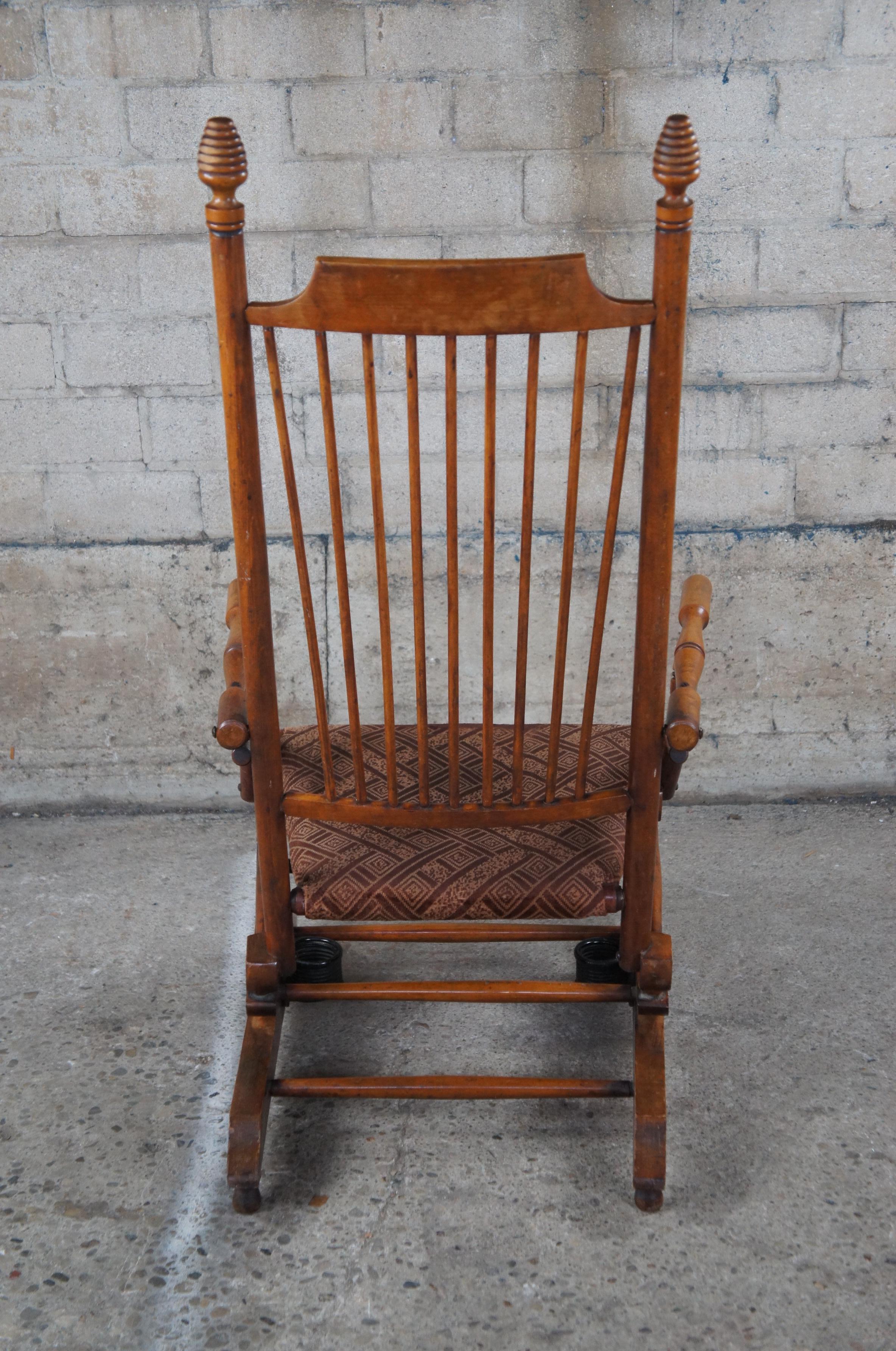 antique platform rocking chair