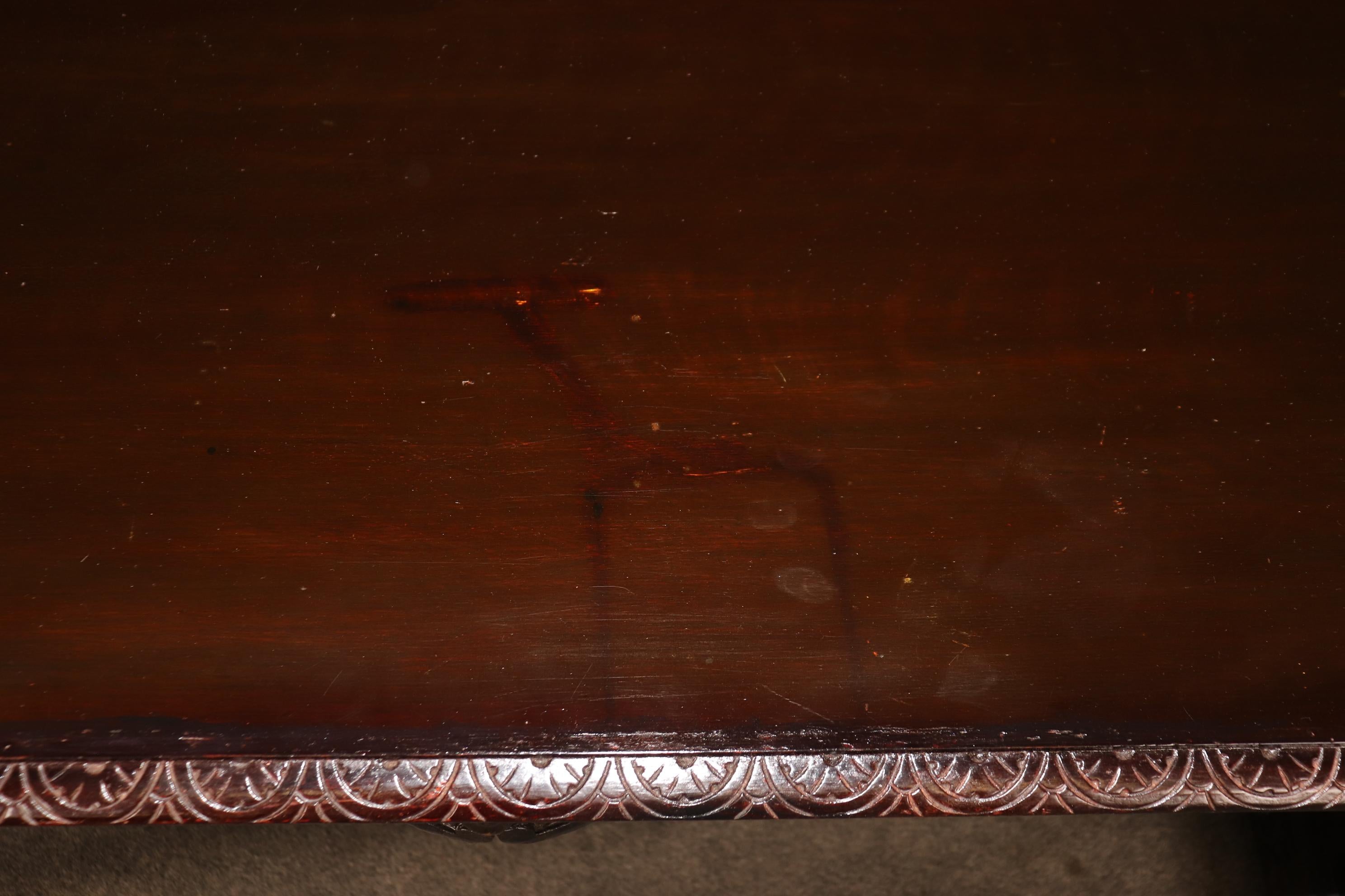 Antique Victorian American Carved Griffin Desk Attributed to RJ Horner For Sale 1