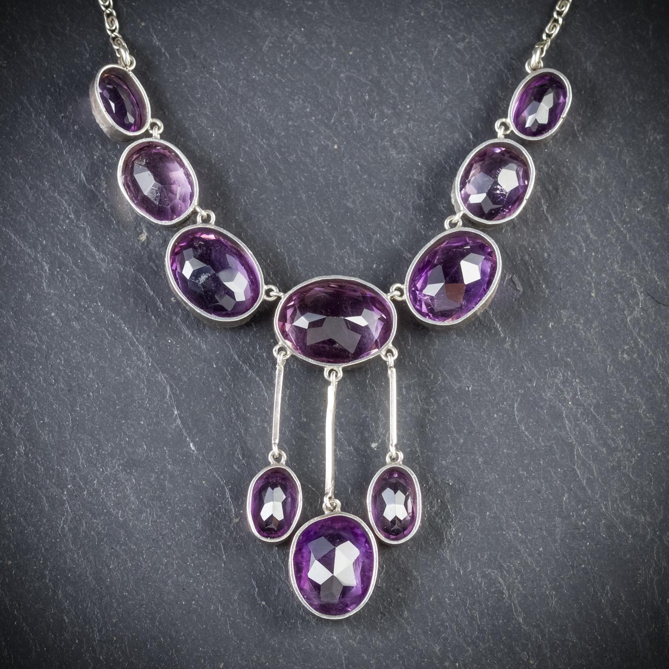 victorian amethyst necklace