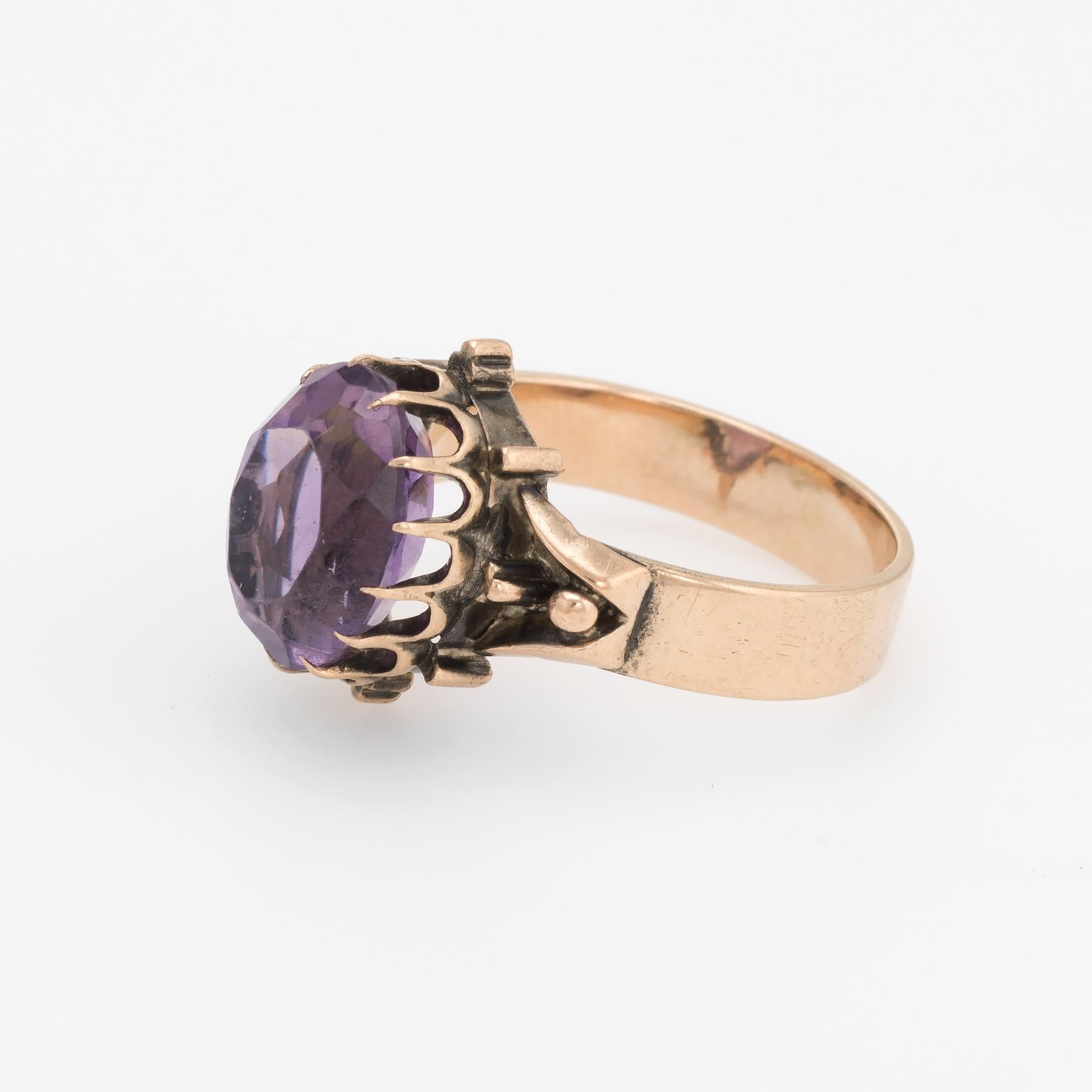 antique amethyst ring
