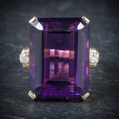 Antique Victorian Amethyst Ring 18 Carat Gold, circa 1900