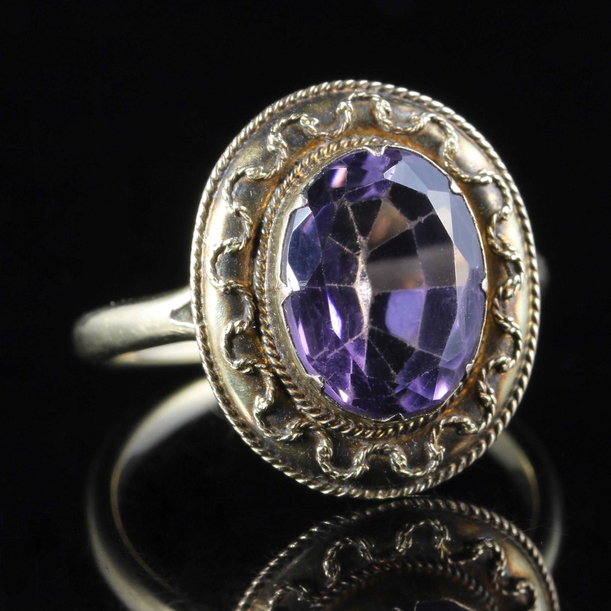 antique amethyst rings