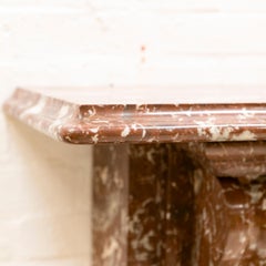 Antique Victorian Arched Rouge Royal Marble Surround