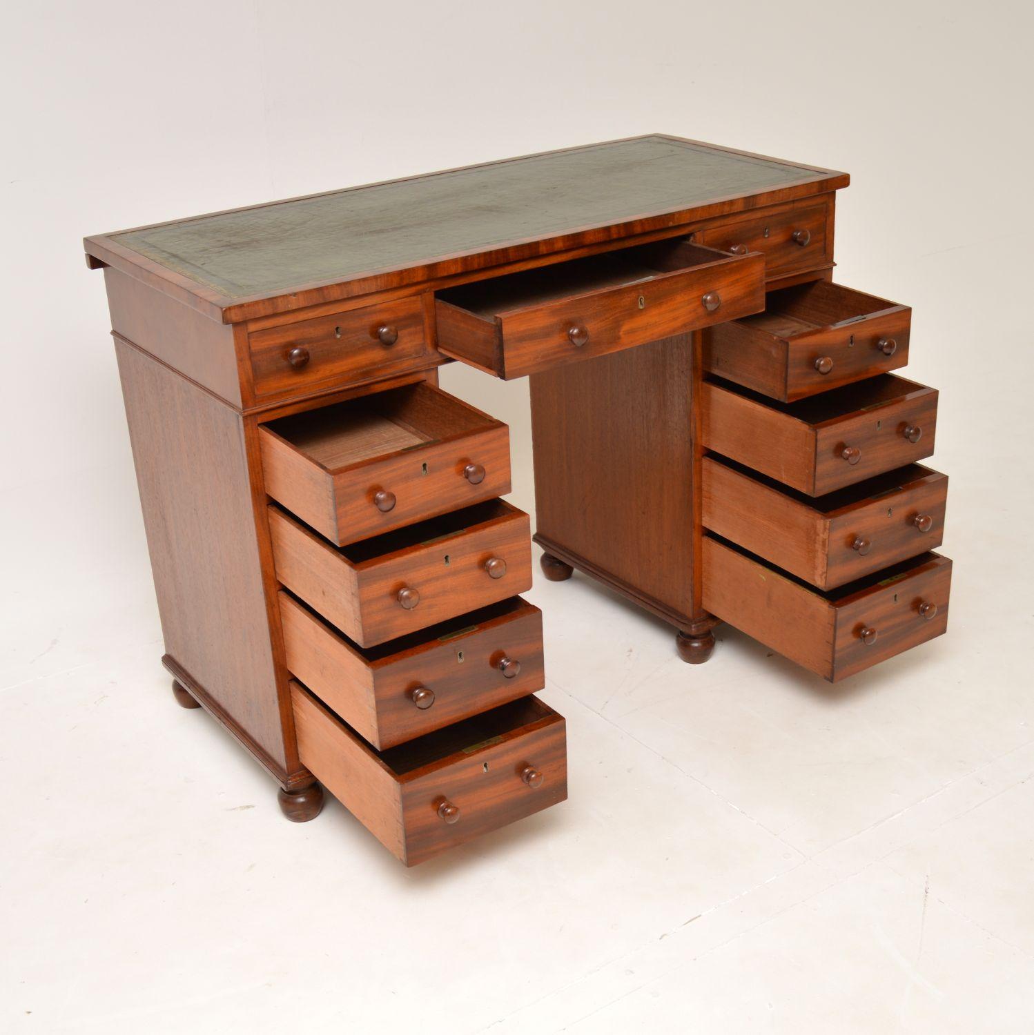 Wood Antique Victorian Architects Desk For Sale