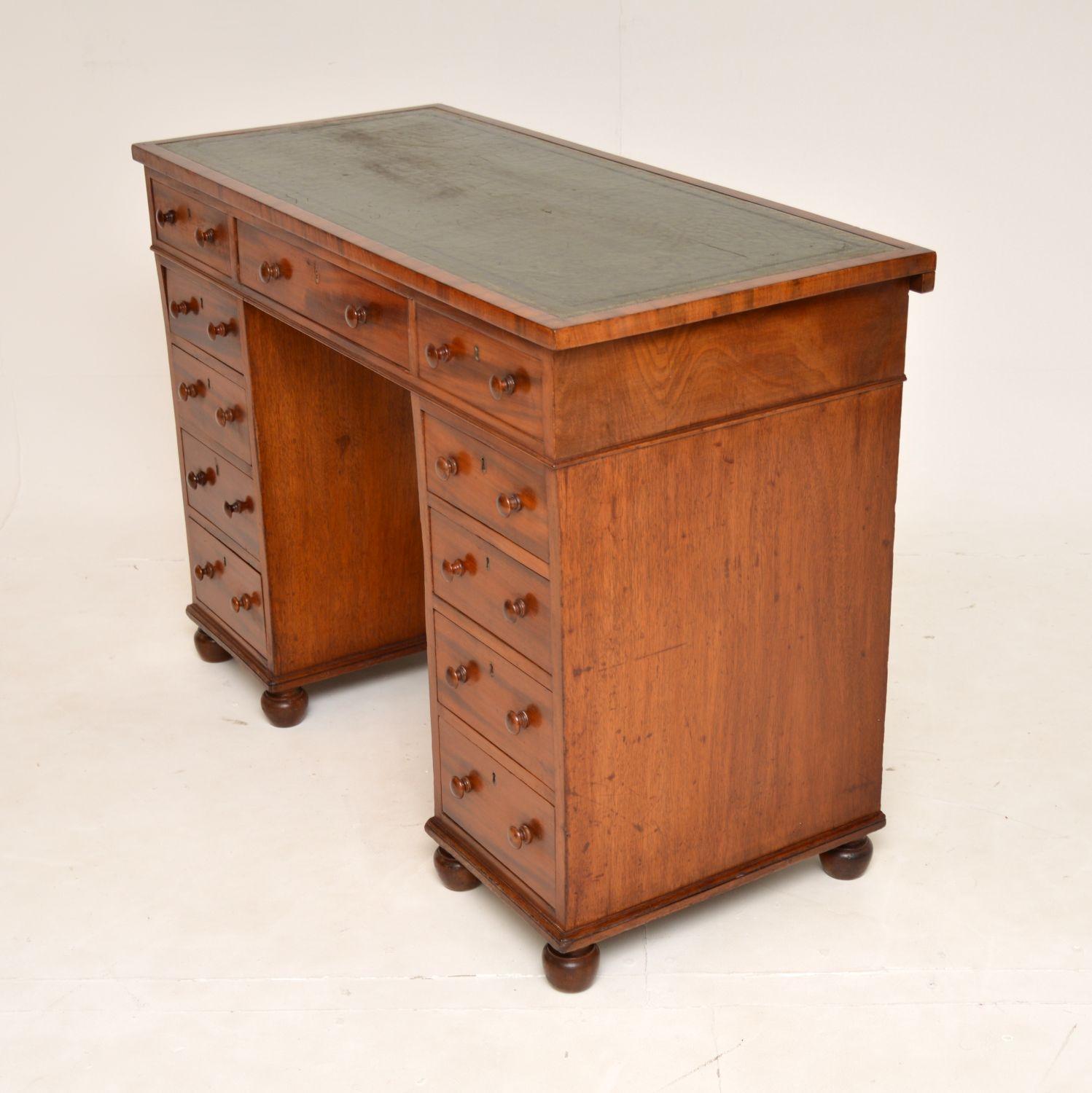 19th Century Antique Victorian Architects Desk For Sale