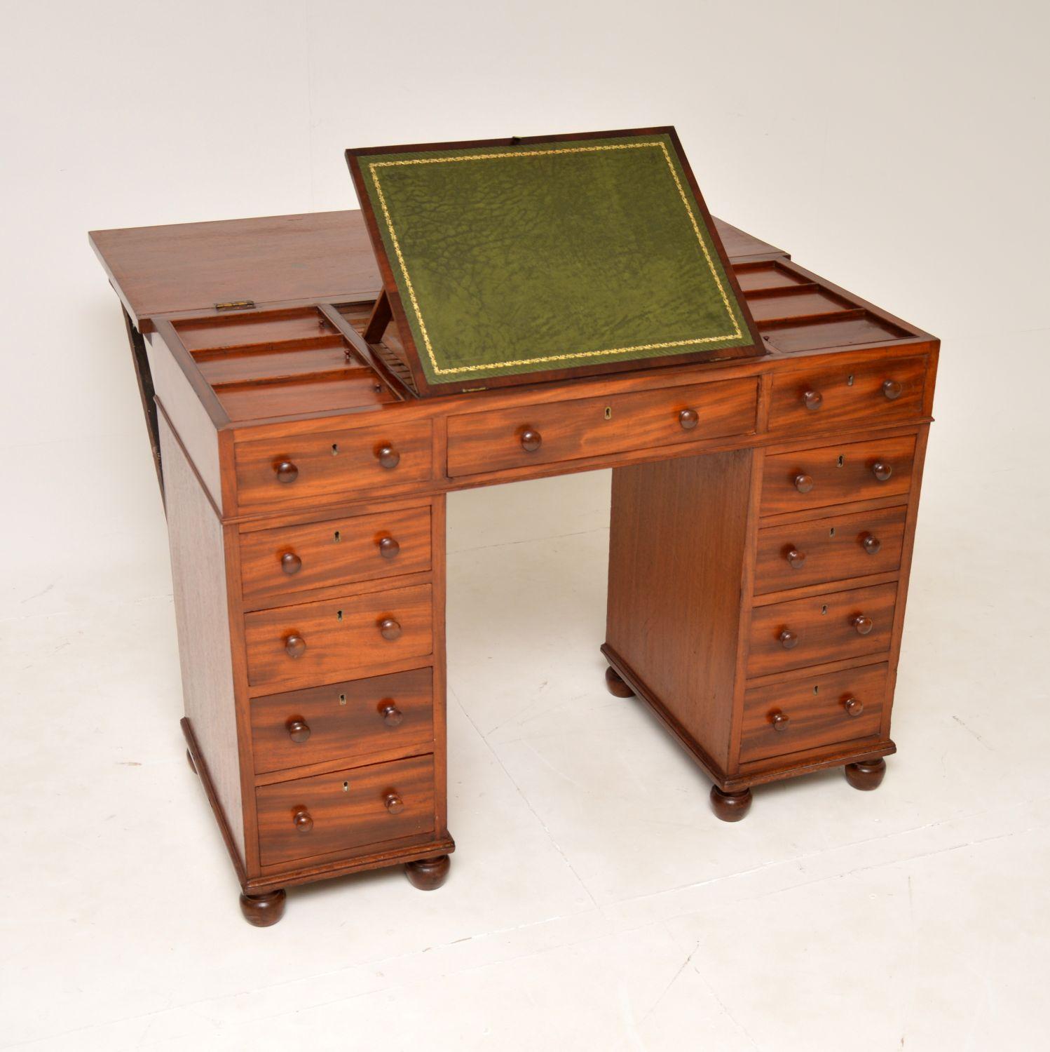 Antique Victorian Architects Desk For Sale at 1stDibs