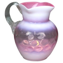 Brocca d'acqua in vetro d'arte vittoriana opalescente in Coinspot
