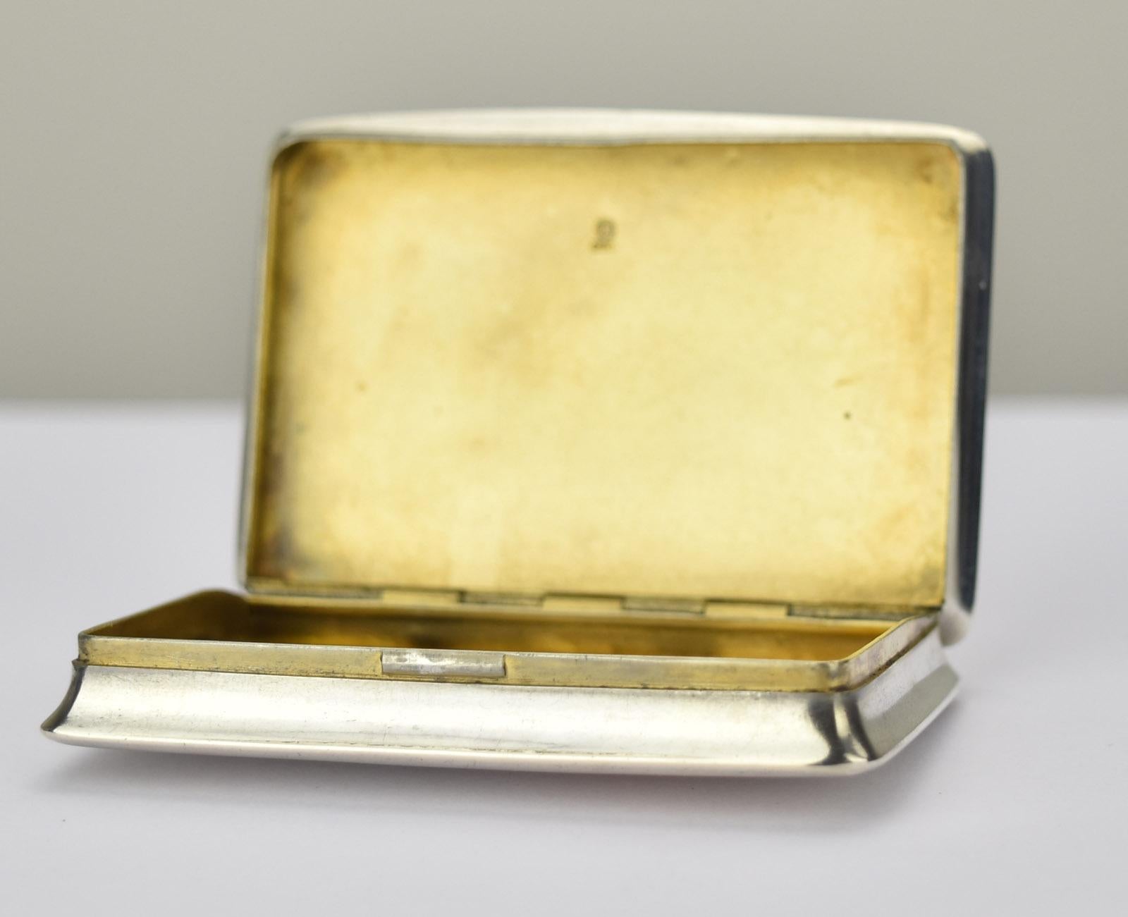 Antike viktorianische österreichische 0,800 Silber & Emaille Schnupftabak Pill Box Mastiff Dane Hund im Angebot 2