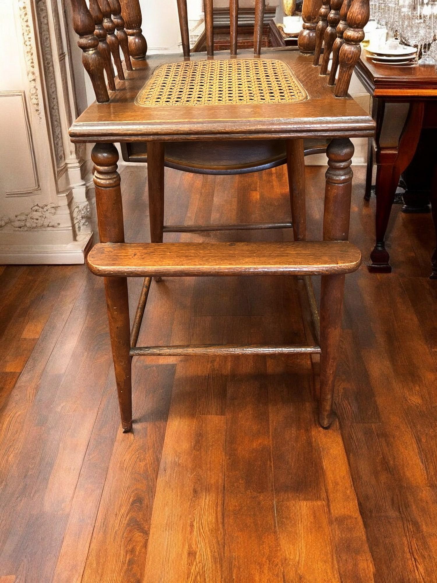 Antique Victorian Baby High Chair For Sale 6