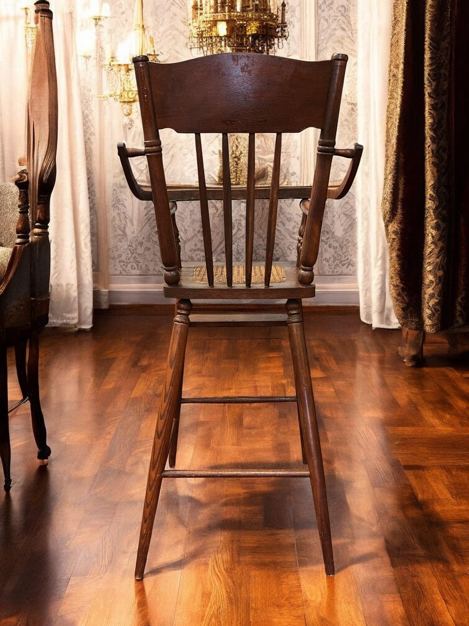 Antique Victorian Baby High Chair For Sale 8