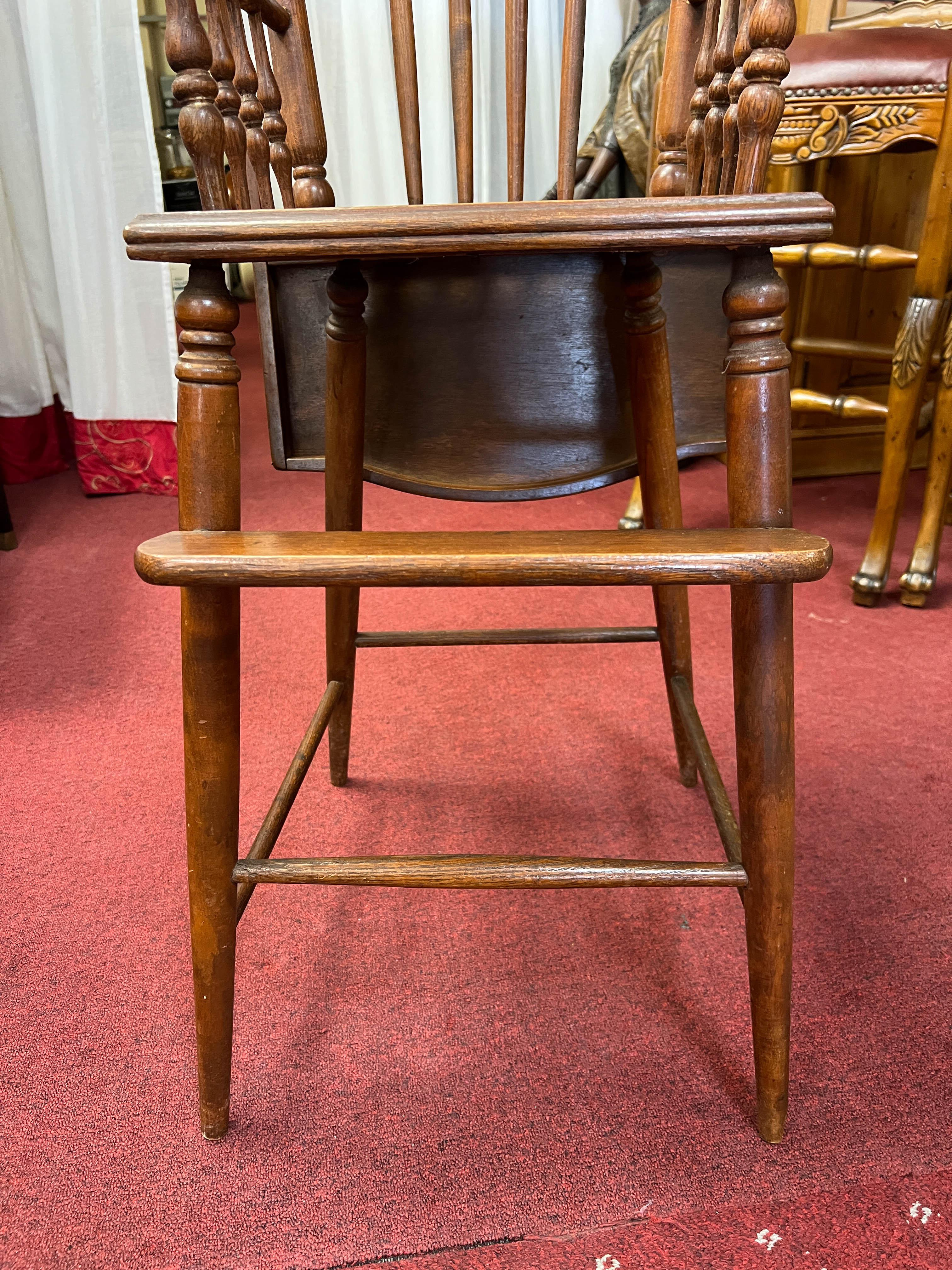 Antique Victorian Baby High Chair For Sale 5