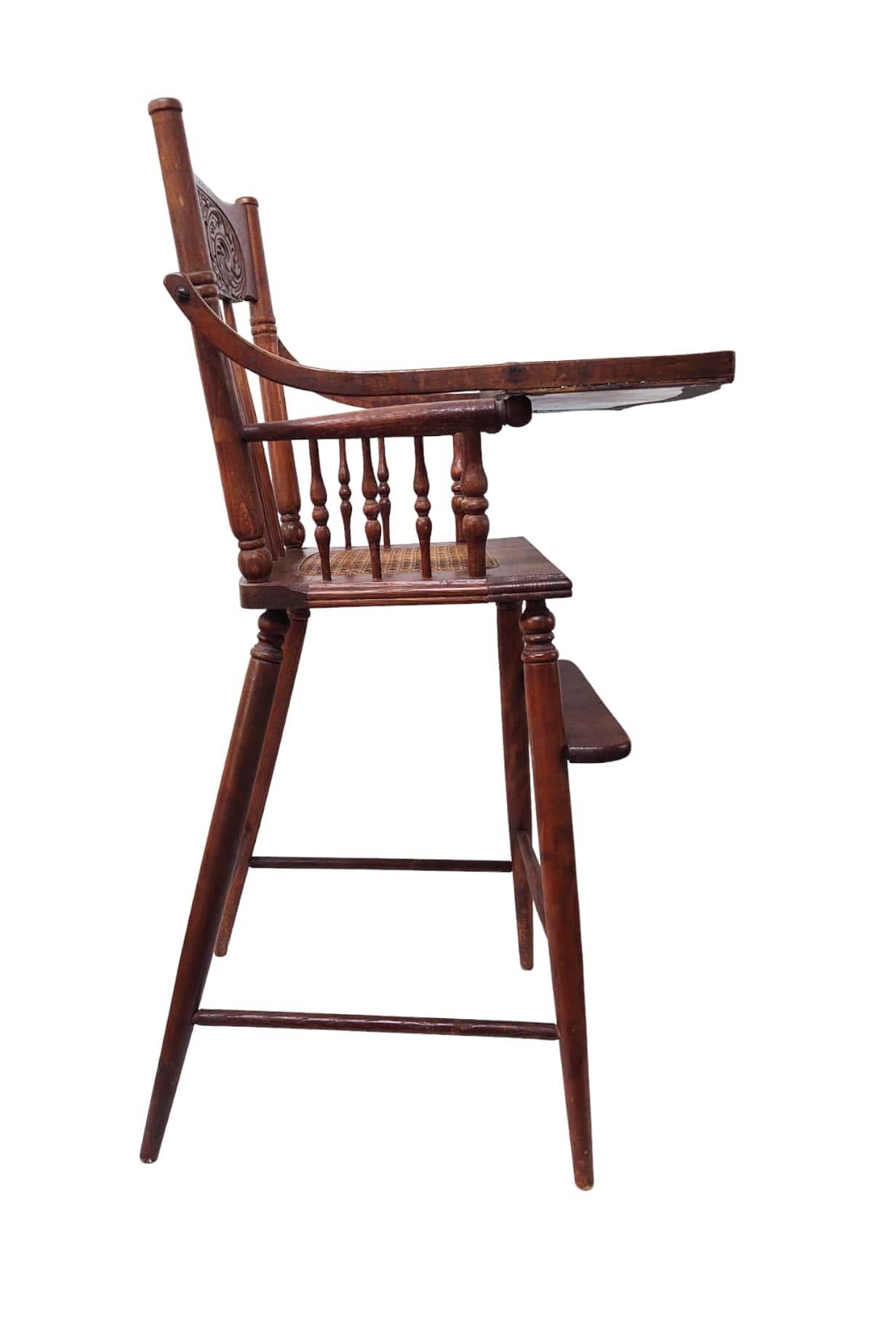 vintage wooden high chair for sale