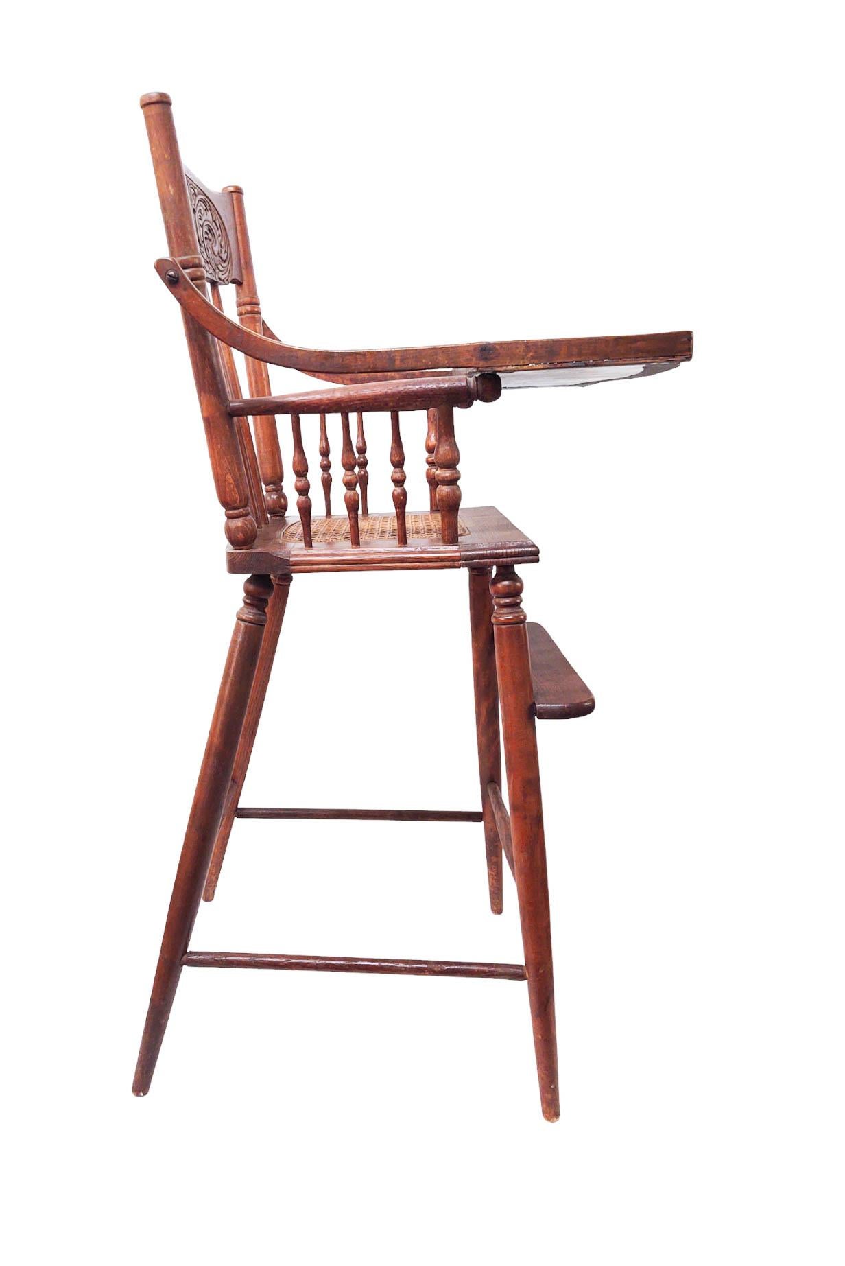 Antiker viktorianischer Baby-Hoher Stuhl (Viktorianisch) im Angebot