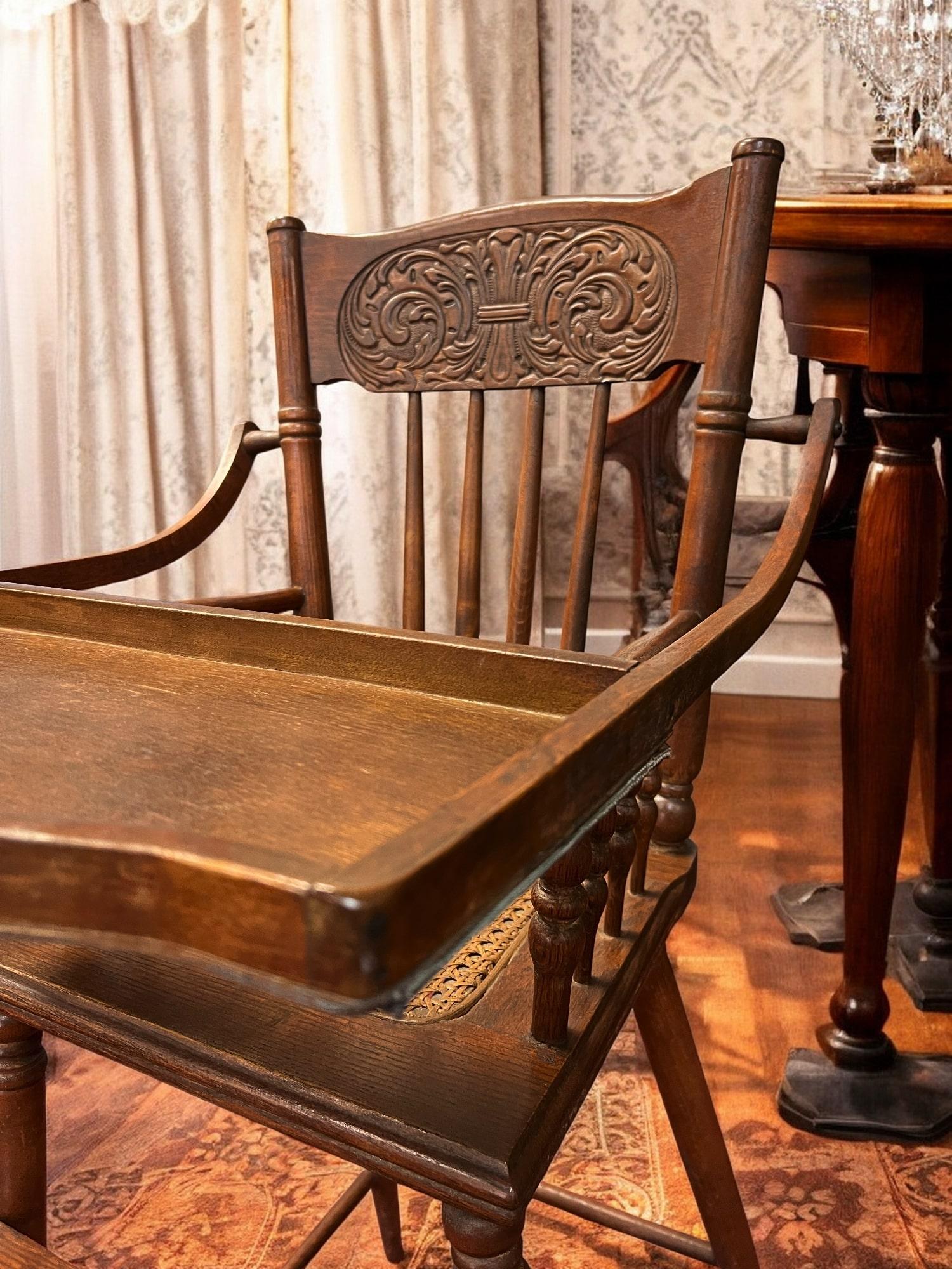 Antique Victorian Baby High Chair For Sale 2