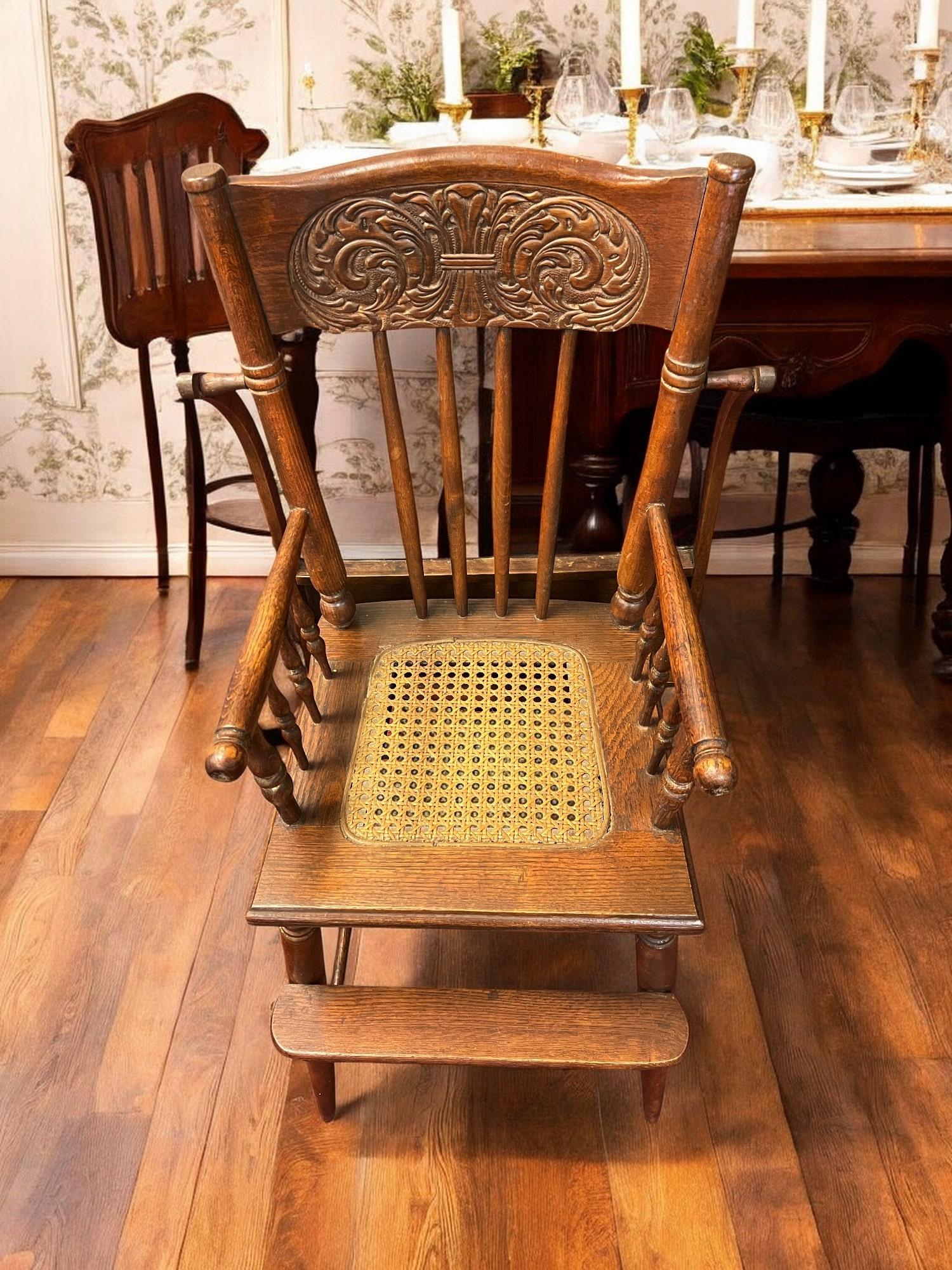Antique Victorian Baby High Chair For Sale 4
