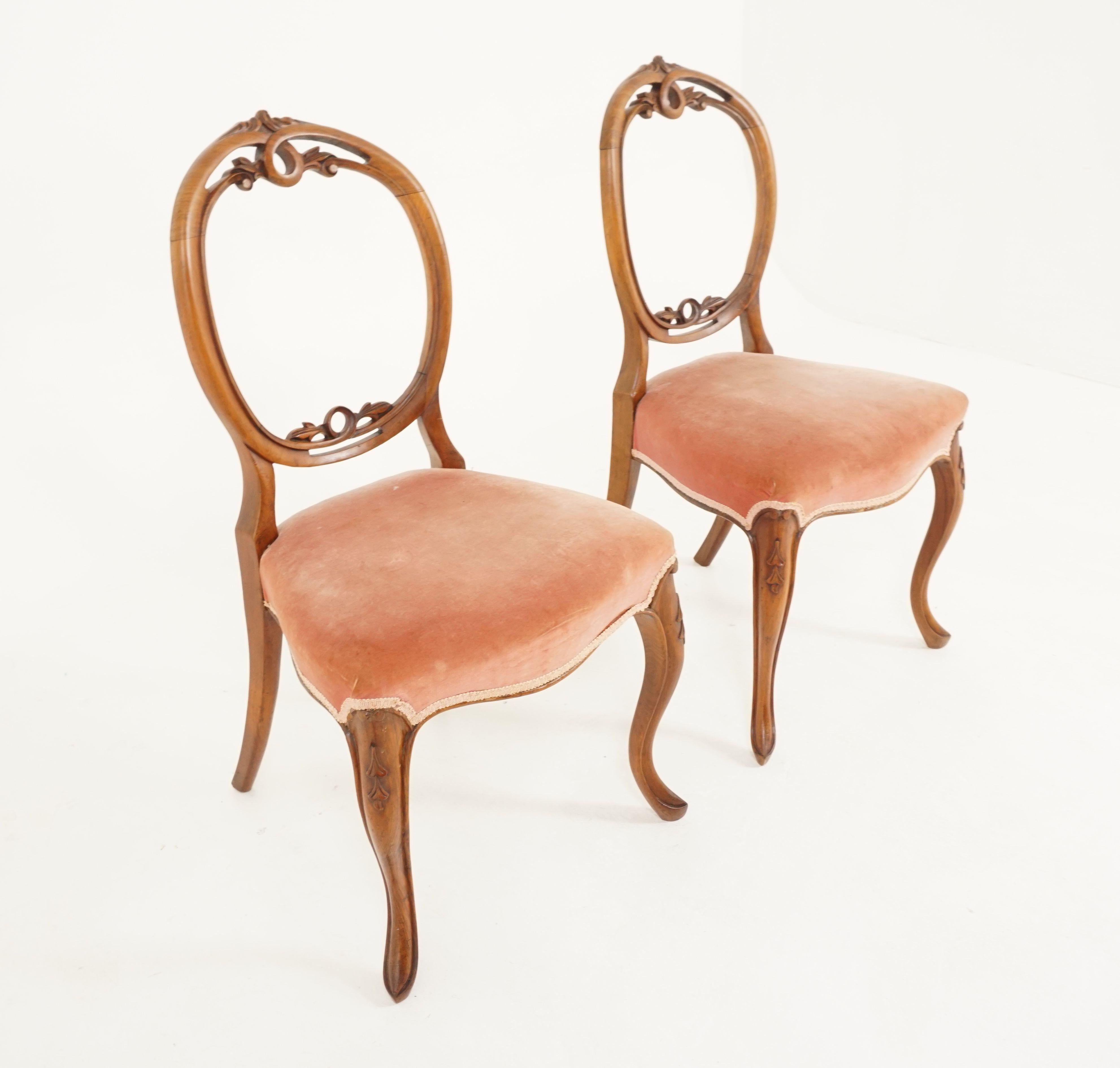 antique balloon back chairs
