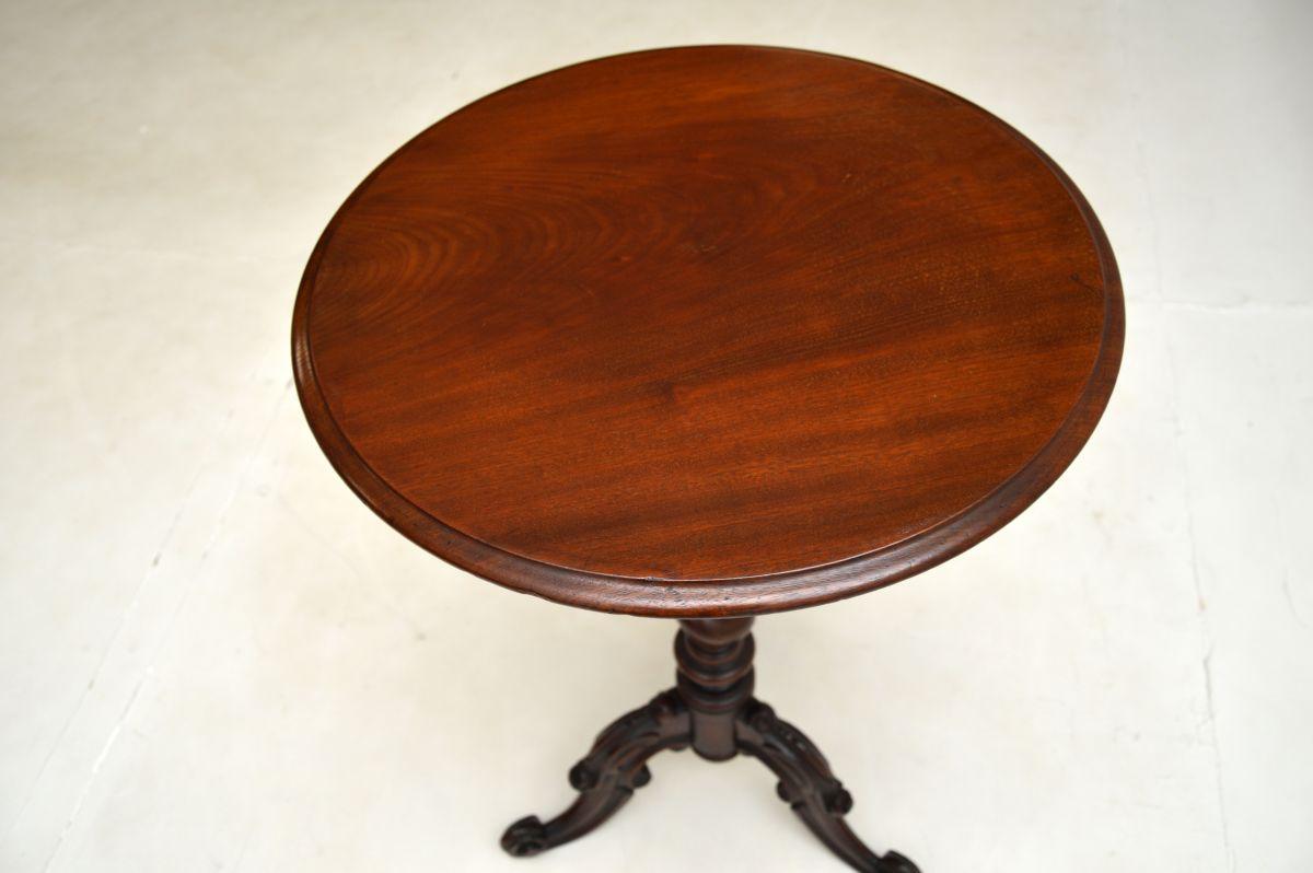 British Antique Victorian Barley Twist Side Table For Sale