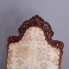 Antique Victorian Baroque Style Figural Throne Armchair, circa 1900