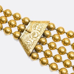 Antique Victorian Beaded Swag Collar Necklace