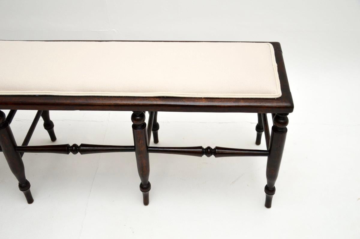 Antique Victorian Bench / Stool In Good Condition For Sale In London, GB