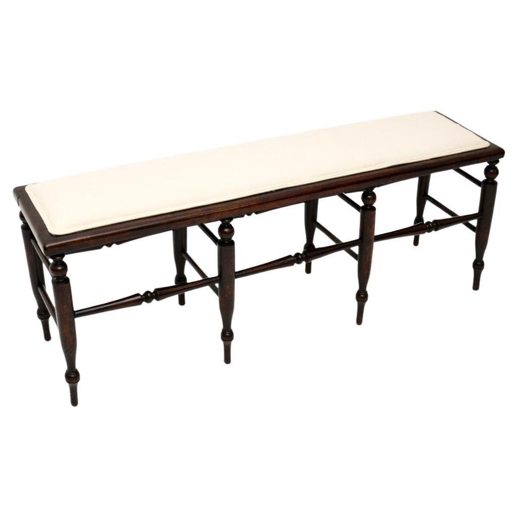Antique Victorian Bench / Stool