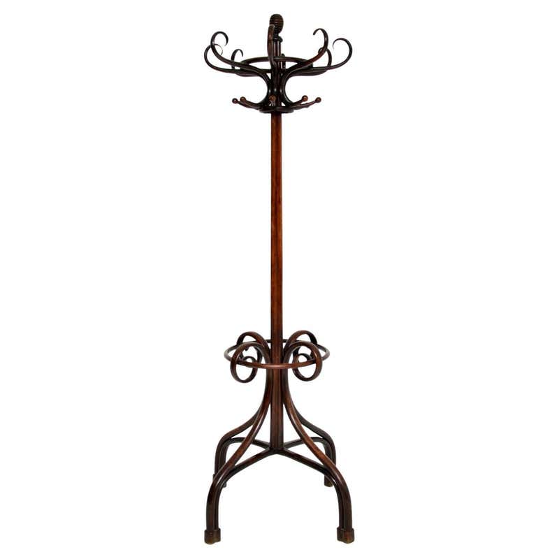 Victorian Stick and Ball Fretwork Hat and Coat Rack, Wall Mounted at ...