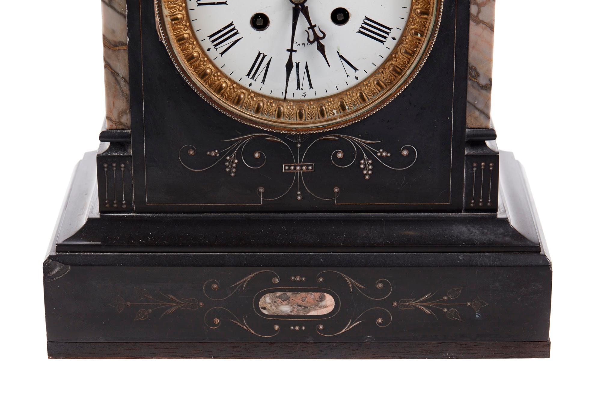 victorian slate clock