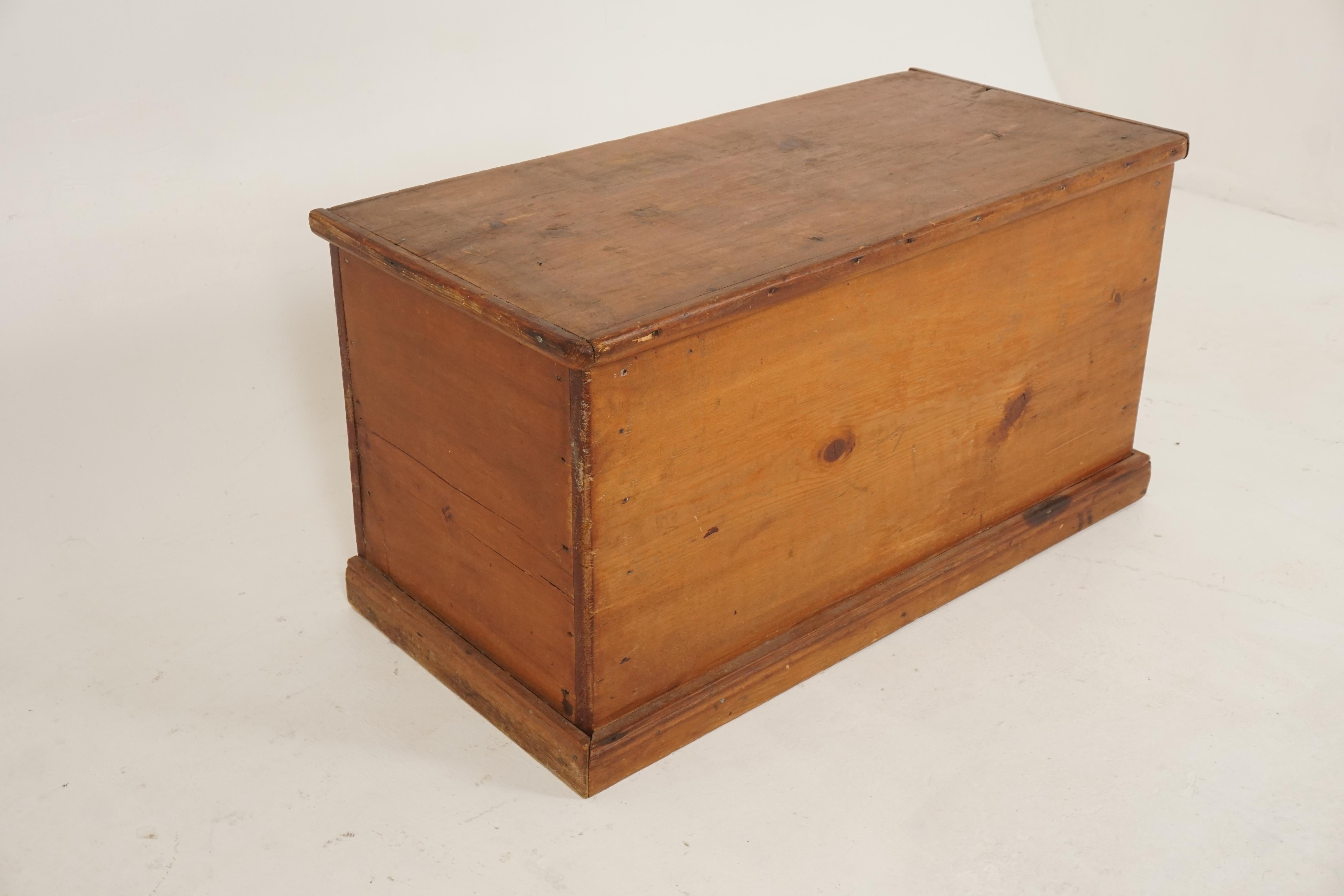pine blanket box antique