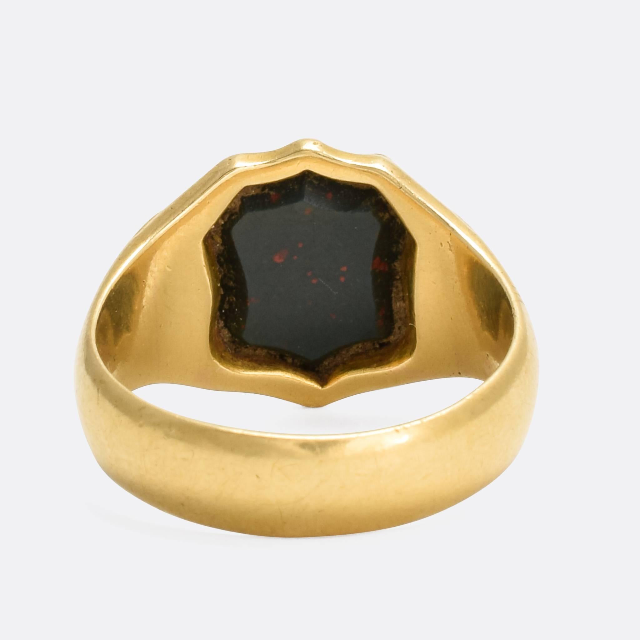 horse signet ring