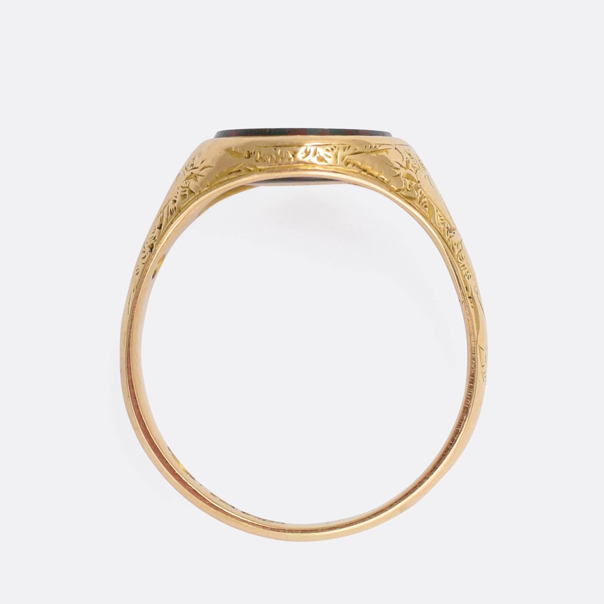 dog nose signet ring