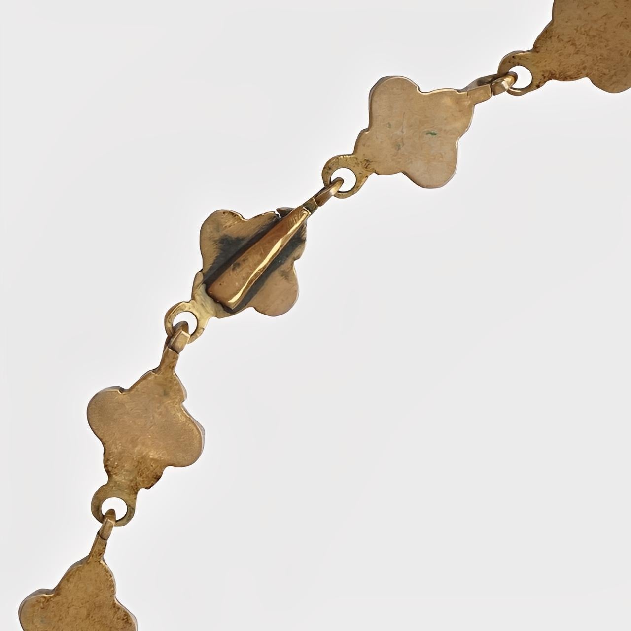 Collier de gouttes de grenat ancien, victorien et bohémien en vente 3