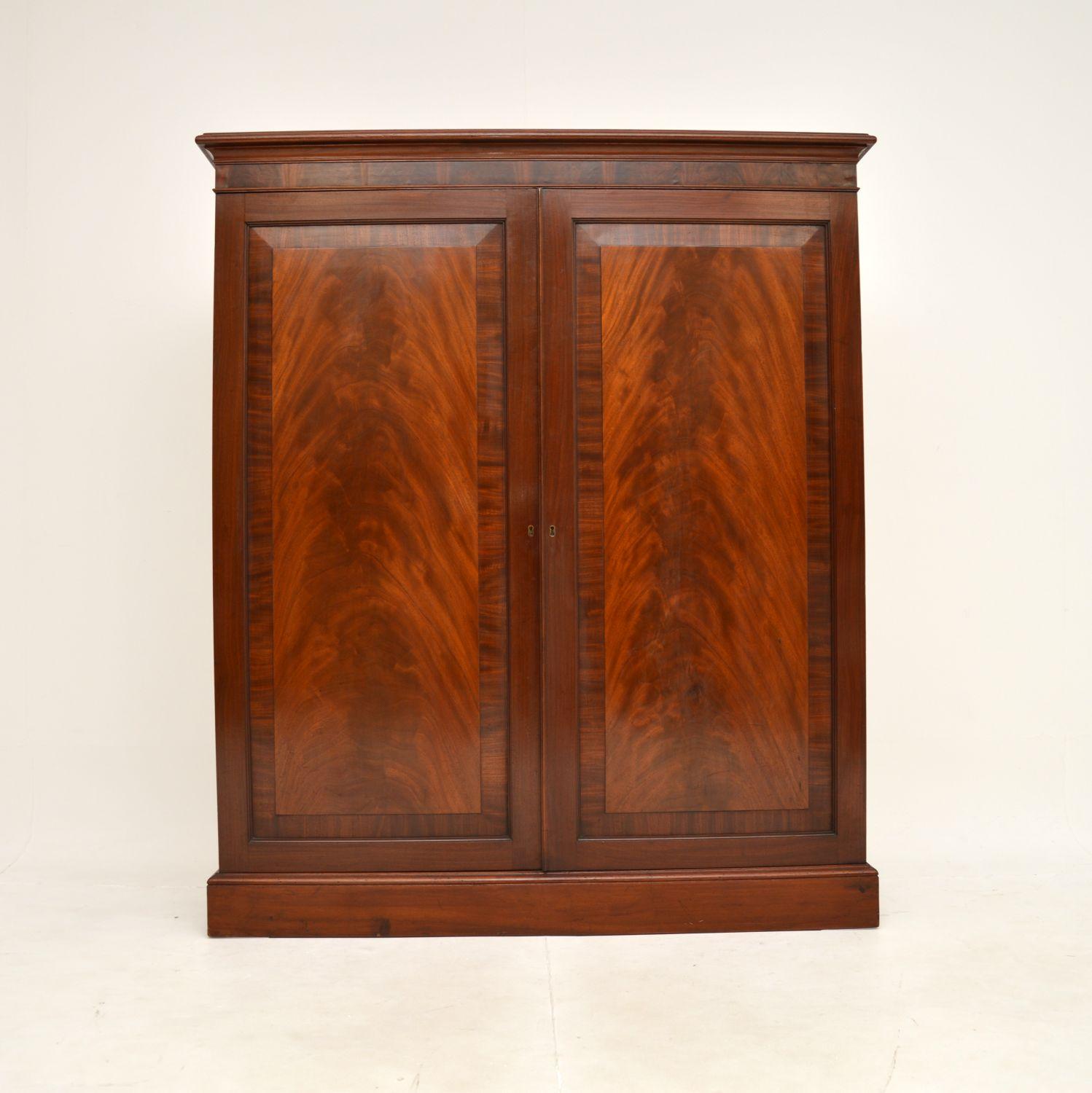 A smart and very well made antique Victorian cabinet. It’s really meant to be a bookcase with doors. This was made in England, it dates from around the 1840-1860 period.

The quality is fantastic, this is a useful size being quite large and