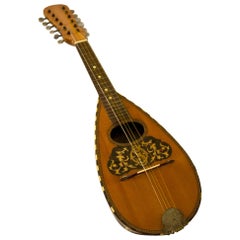 Antique Victorian Bowl-Back Mandolin