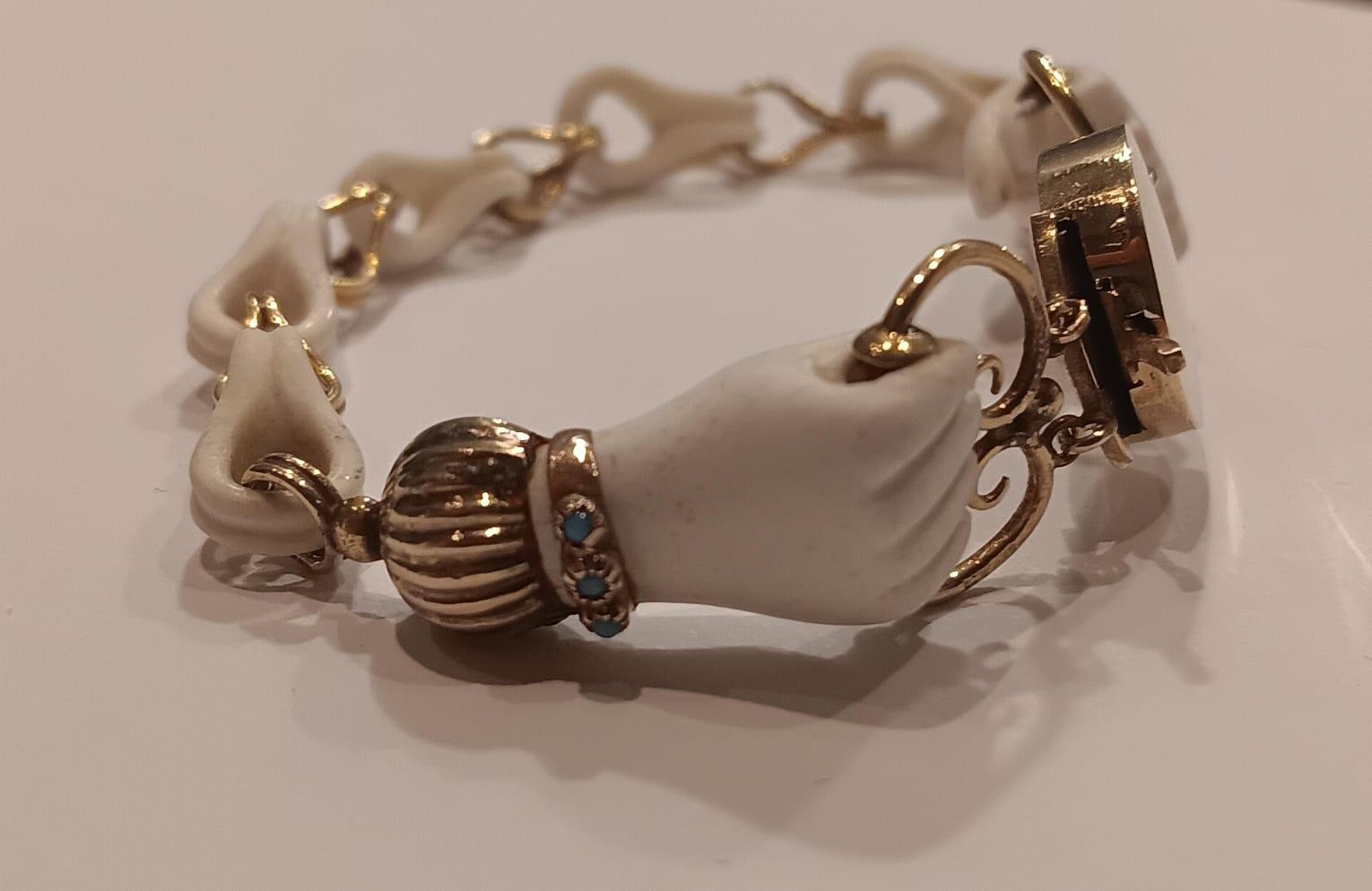 Antique Victorian Bracelet In Good Condition For Sale In Chonburi, TH