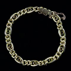 Antique Victorian Bracelet Suffragette 15 Carat Gold, circa 1900