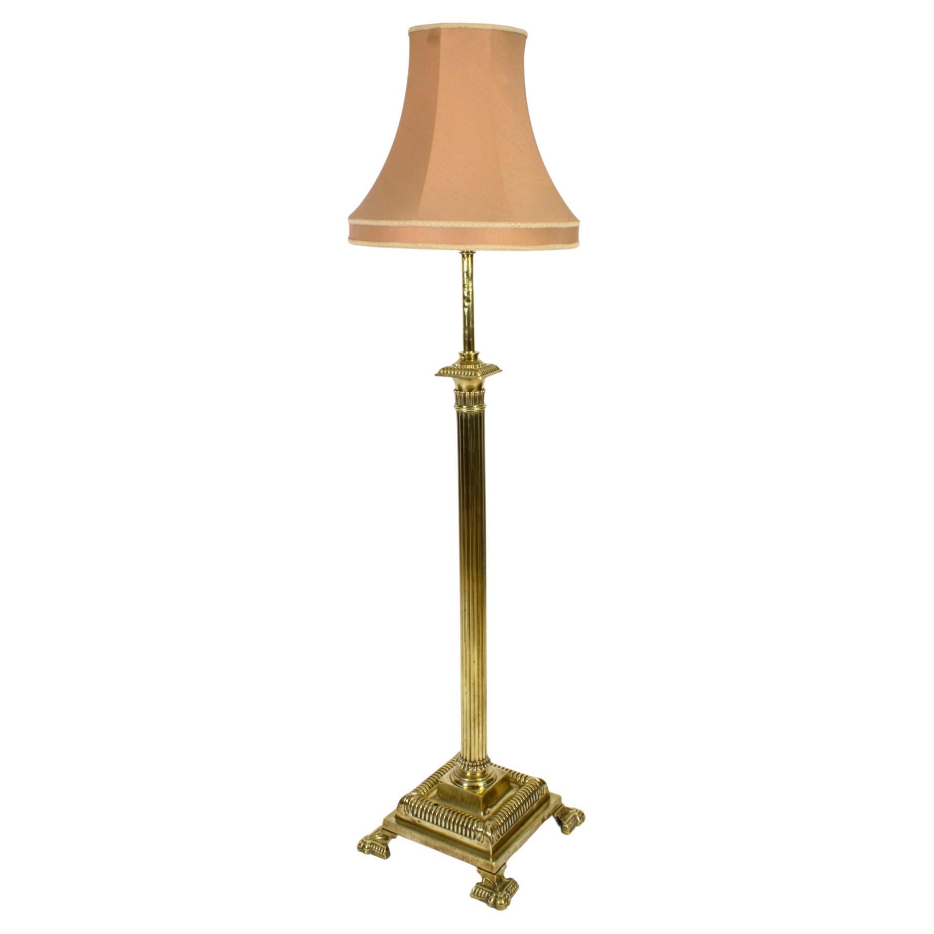 Brass standard lamps deals