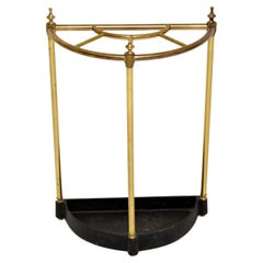 Antique Victorian Brass 
Iron Stick 
Umbrella Stand