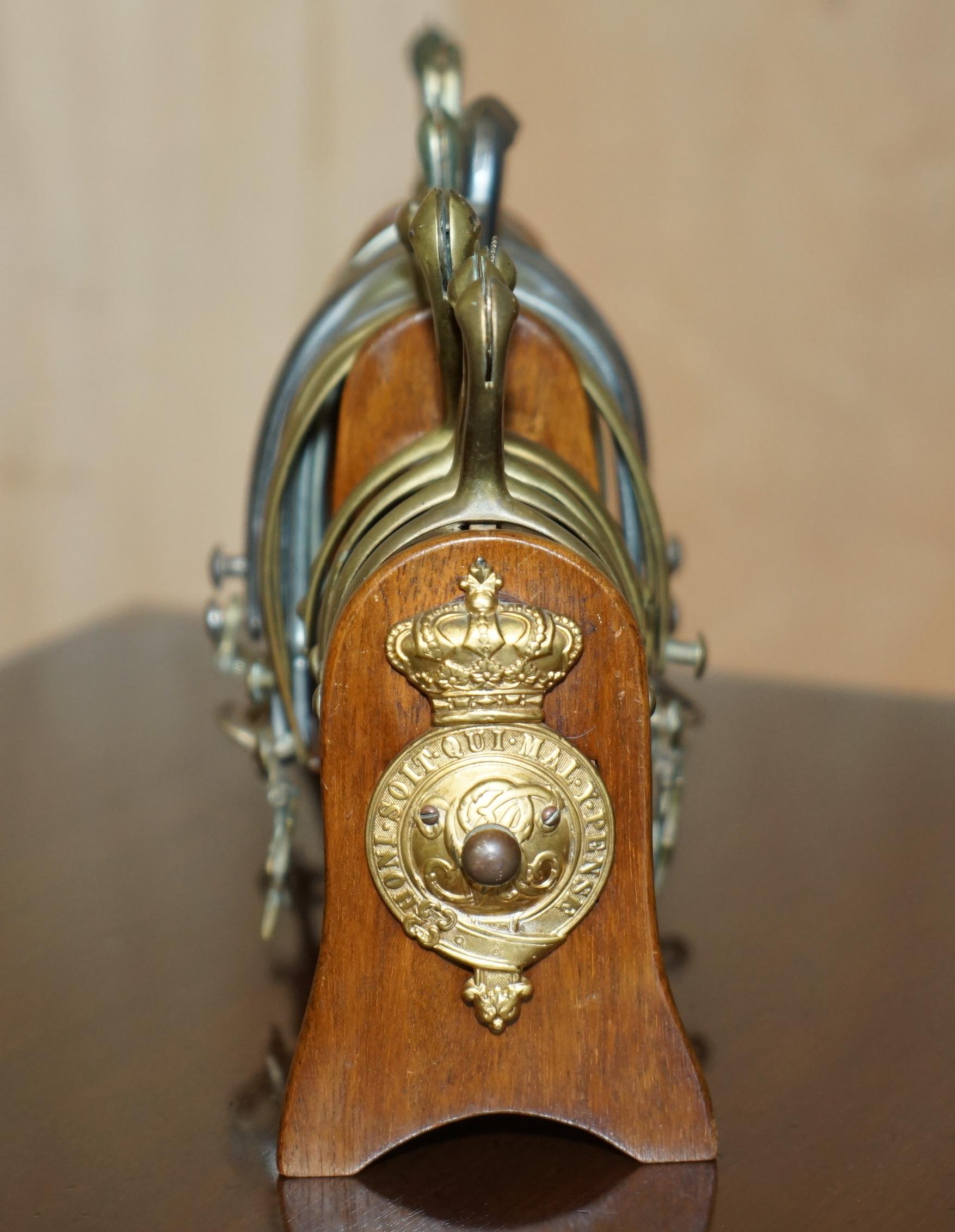 ANTICO ARMATO BRITANNICO CAVALIERE MARTINGALE A CAVALLETTO E STIRUP in vendita 2